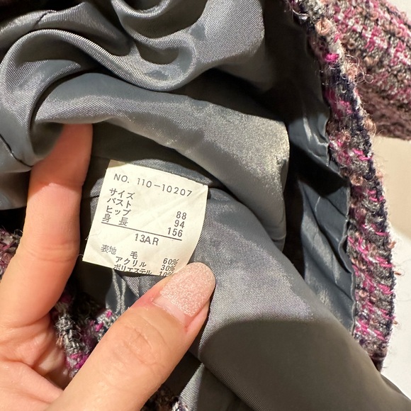 Vintage Japanese tweed jacket - Picture 4 of 6